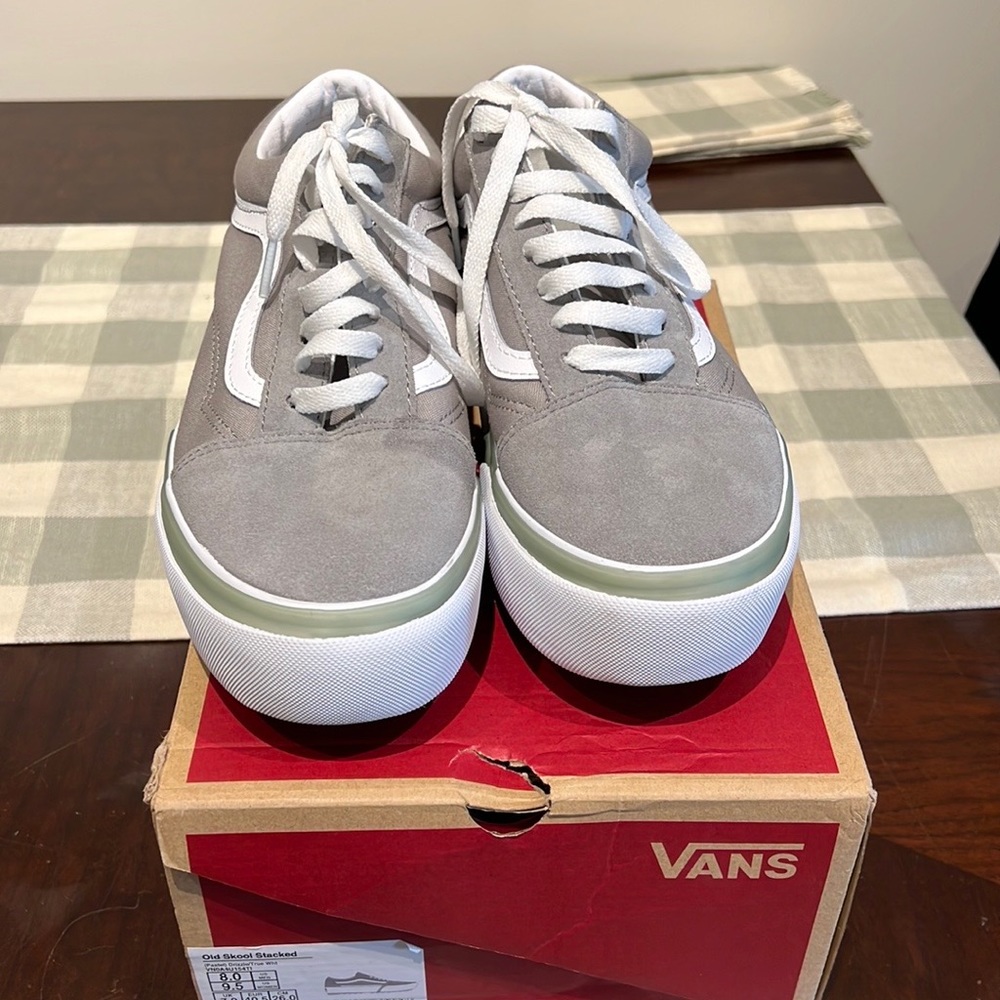 Vans Old School Stacked - US W 9.5 - Grey